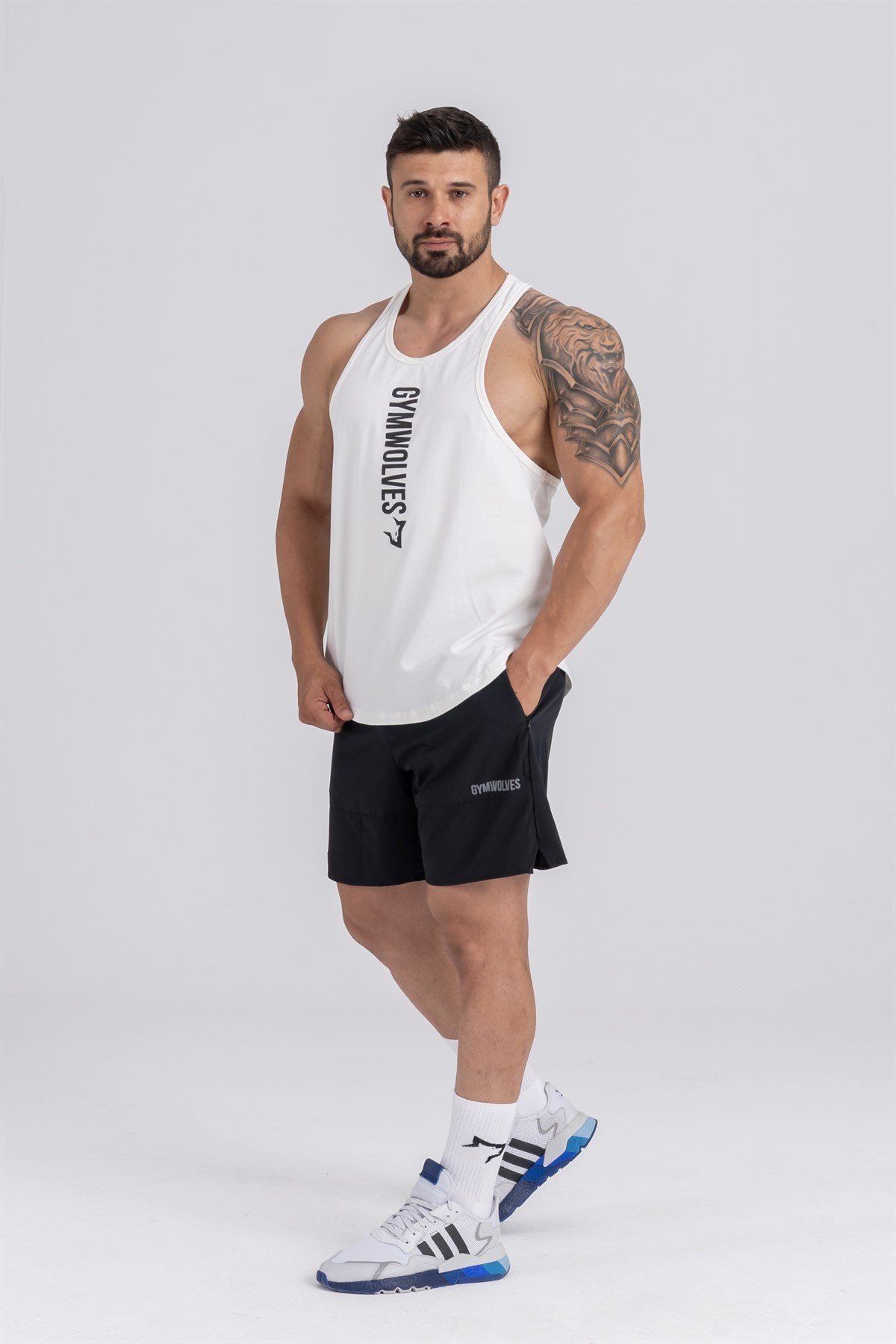 Gymwolves Erkek Spor Şort | Siyah | Energy Serisi