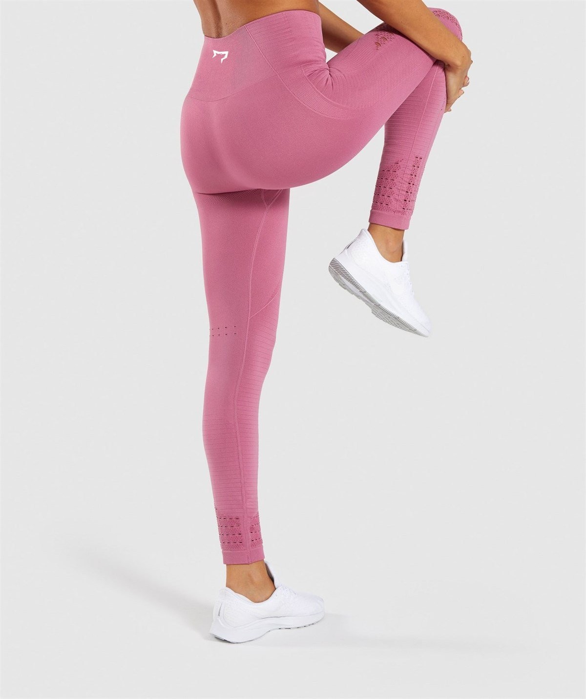 Gymwolves Dikişsiz Spor Tayt | Seamles Leggings | Pembe | Motive Serisi |