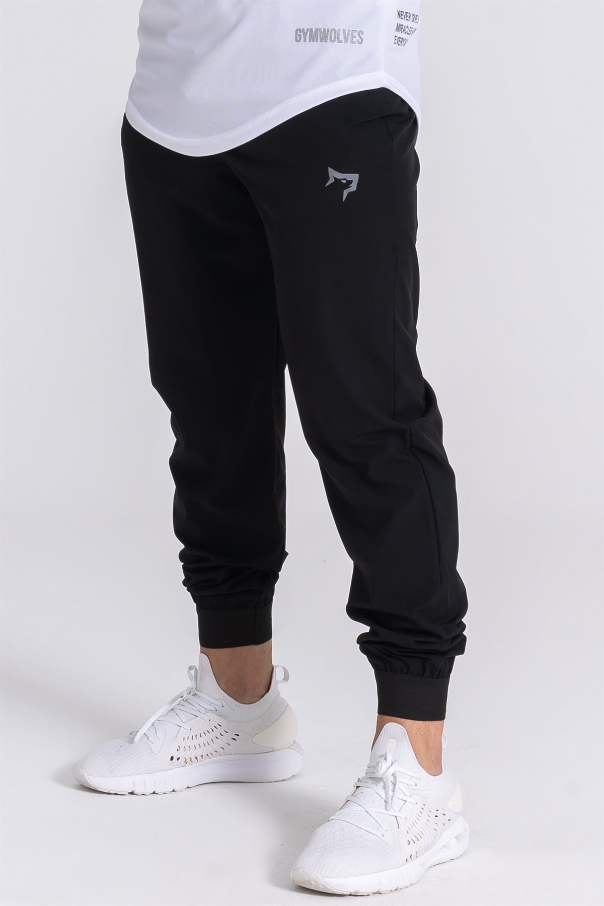 Gymwolves Erkek Spor Eşofmanı | Workout Pants | Siyah | Pro Serisi |