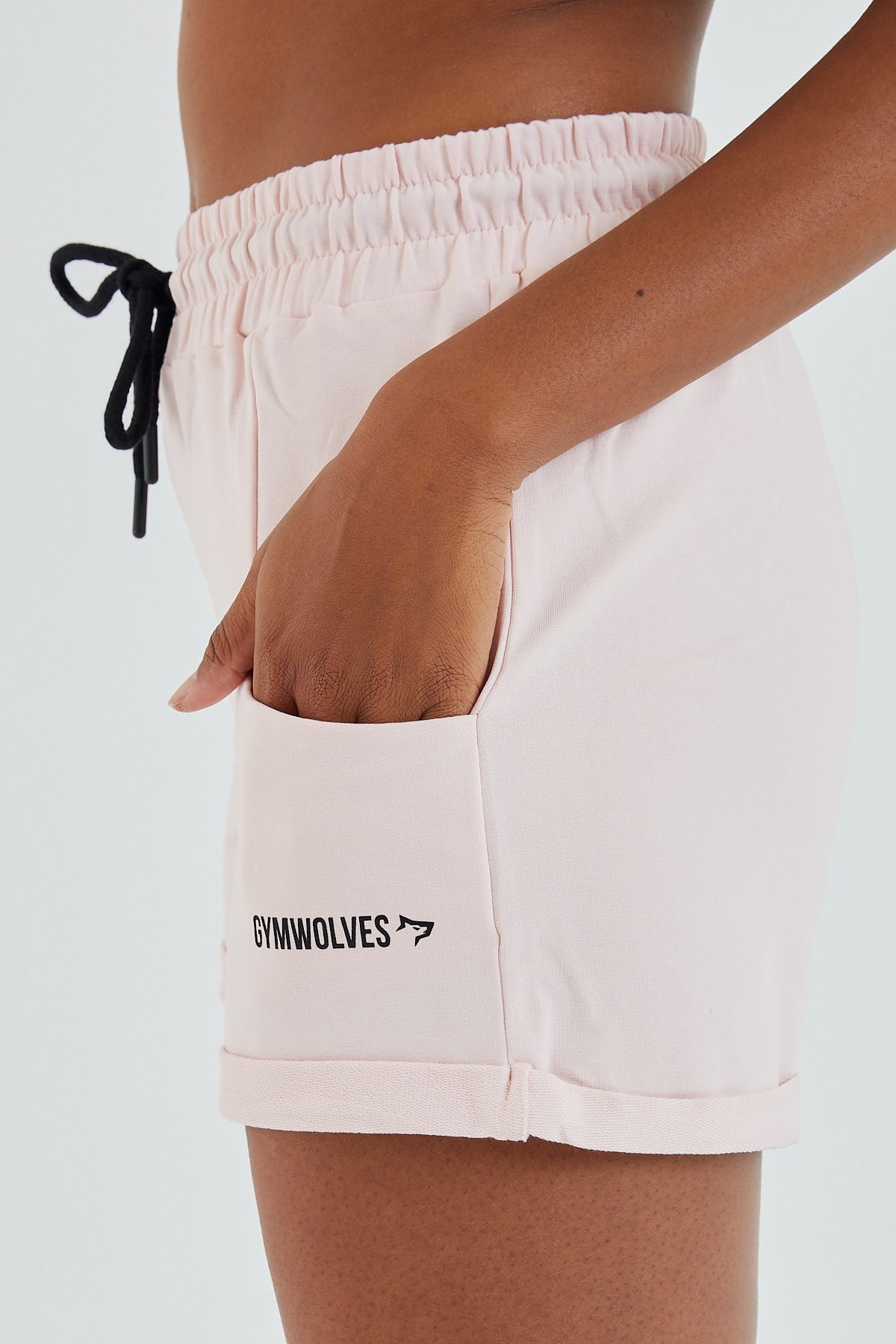 Gymwolves Kadın Spor Şort | Toz Pembe | Comfort Serisi | Woman Sports Sorts