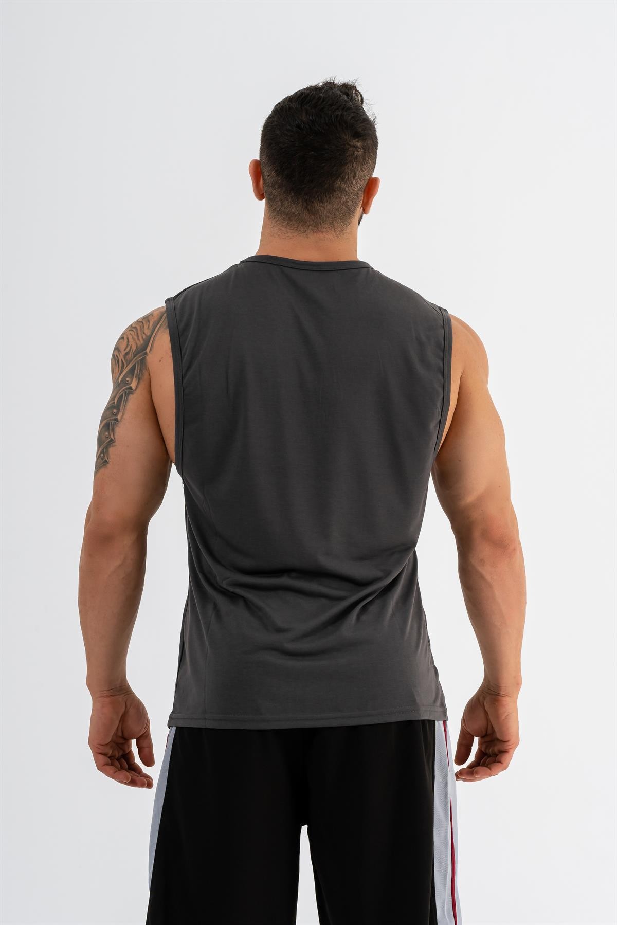 Gymwolves Erkek Kolsuz T-Shirt | Erkek Spor T-shirt | Workout Tanktop |