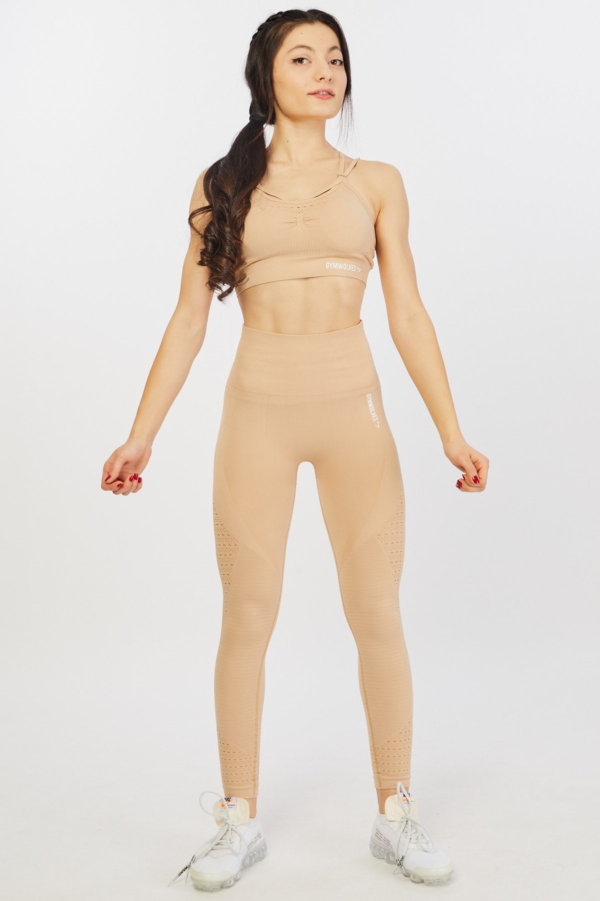 Gymwolves Dikişsiz Spor Tayt | Seamles Leggings | Kraft | Motive Serisi |