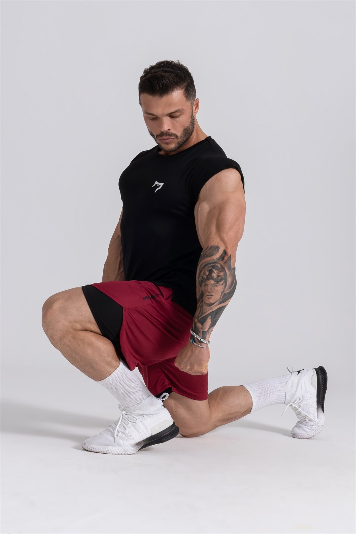 Gymwolves Spor Erkek T-Shirt | Tactical  Kol Kesim | Workout T-Shirt |
