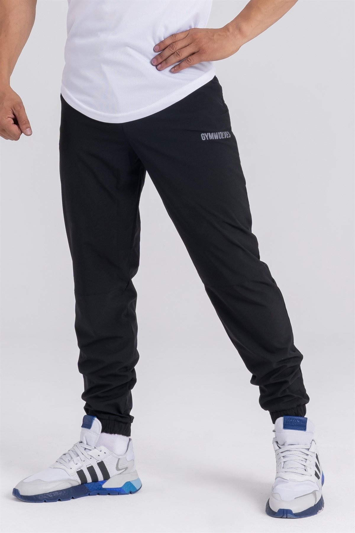 Gymwolves Erkek Spor Eşofmanı | Siyah | Workout Pants | Energy Serisi