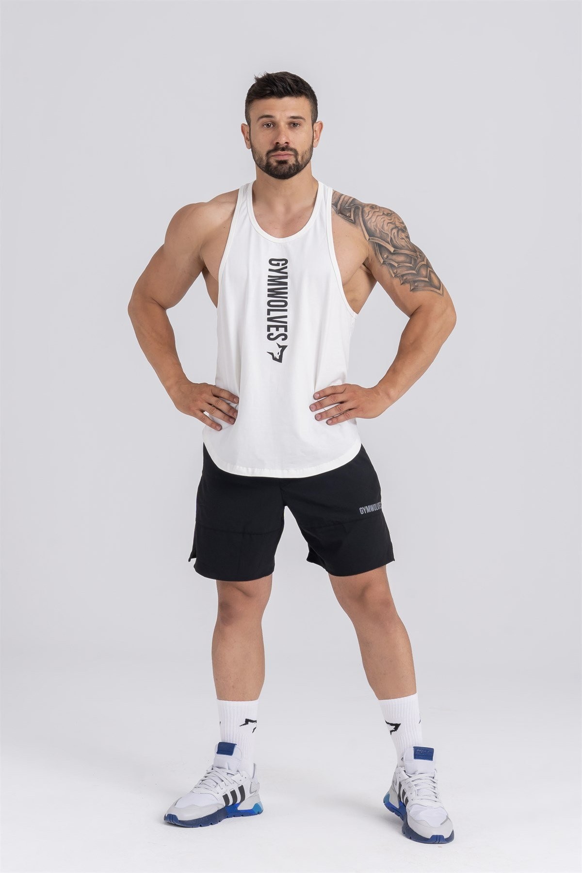 Gymwolves Erkek Spor Şort | Siyah | Energy Serisi