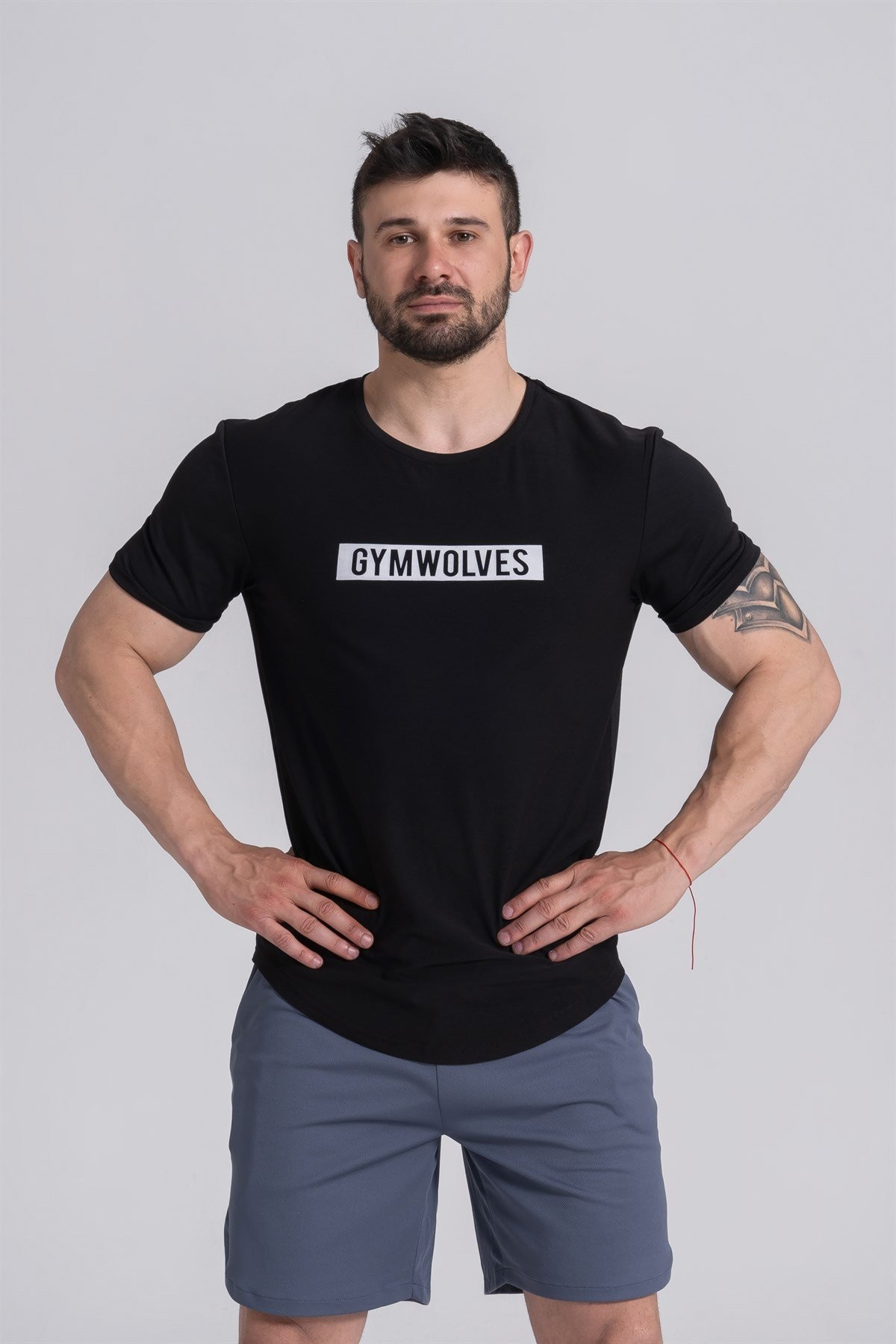 Gymwolves  Erkek Spor T-Shirt  | Workout T-Shirt |