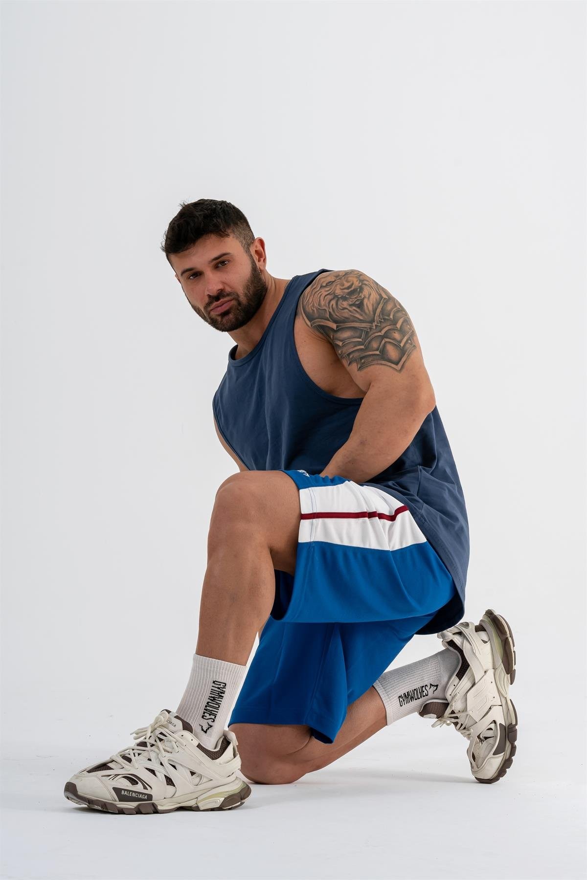 Gymwolves Erkek Basketbol Şort |  Saks |  Spor Şort |
