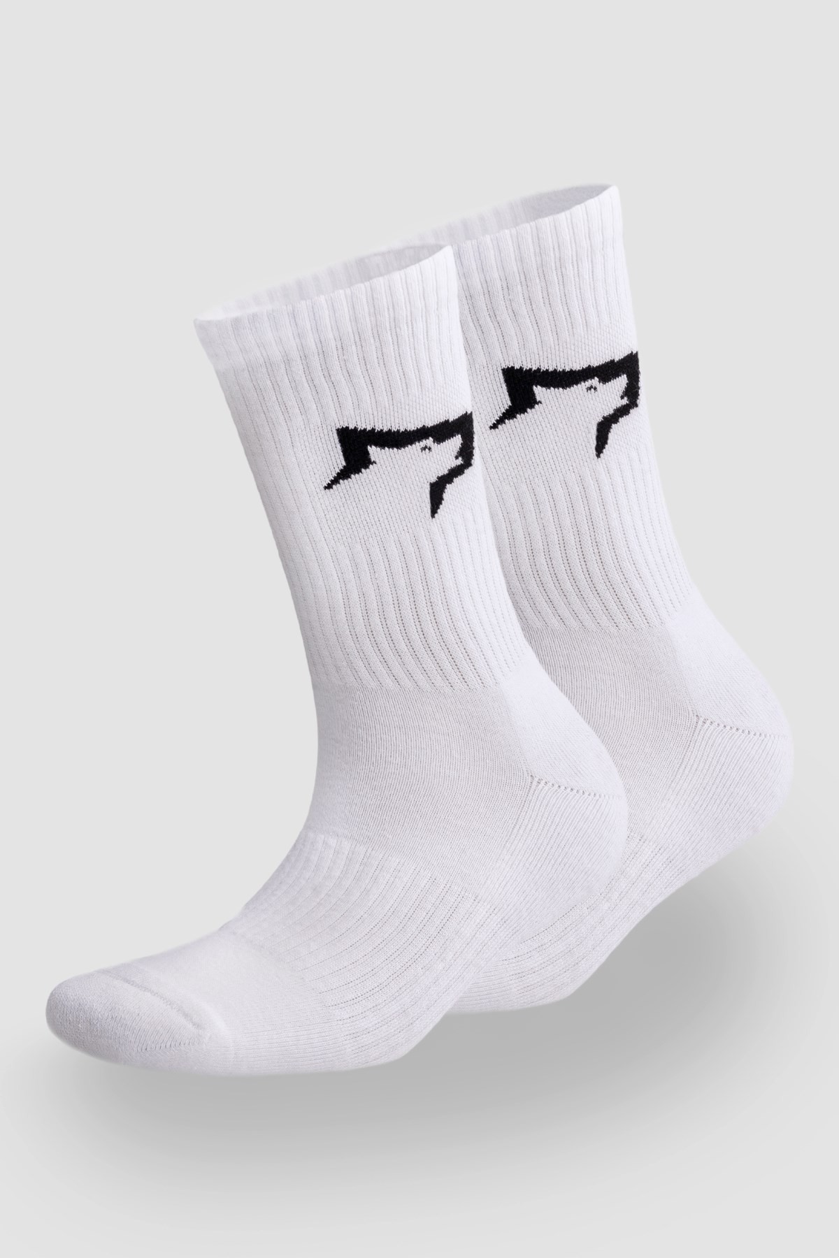 Gymwolves Atlatik Spor Çorap | 3 Lü Paket | Beyaz | Unisex Çorap | Sock |