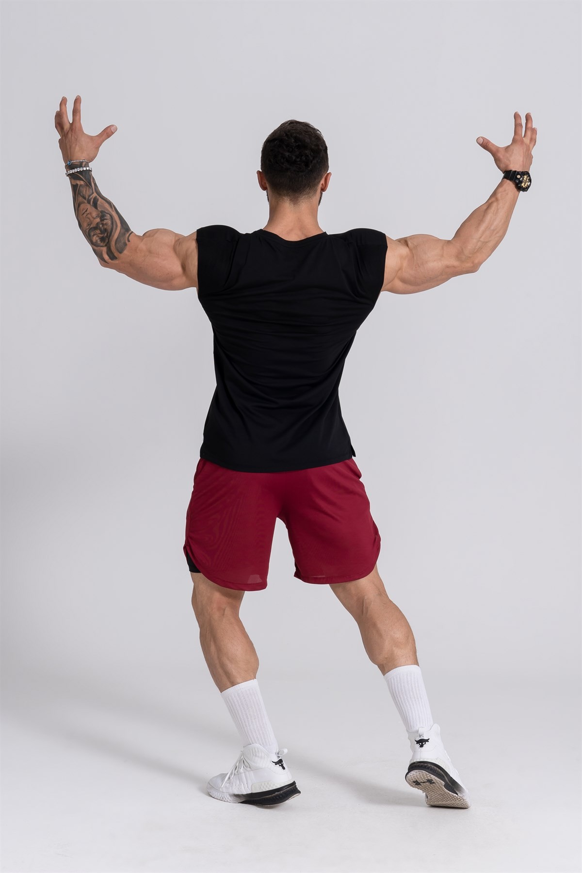 Gymwolves Spor Erkek T-Shirt | Tactical  Kol Kesim | Workout T-Shirt |