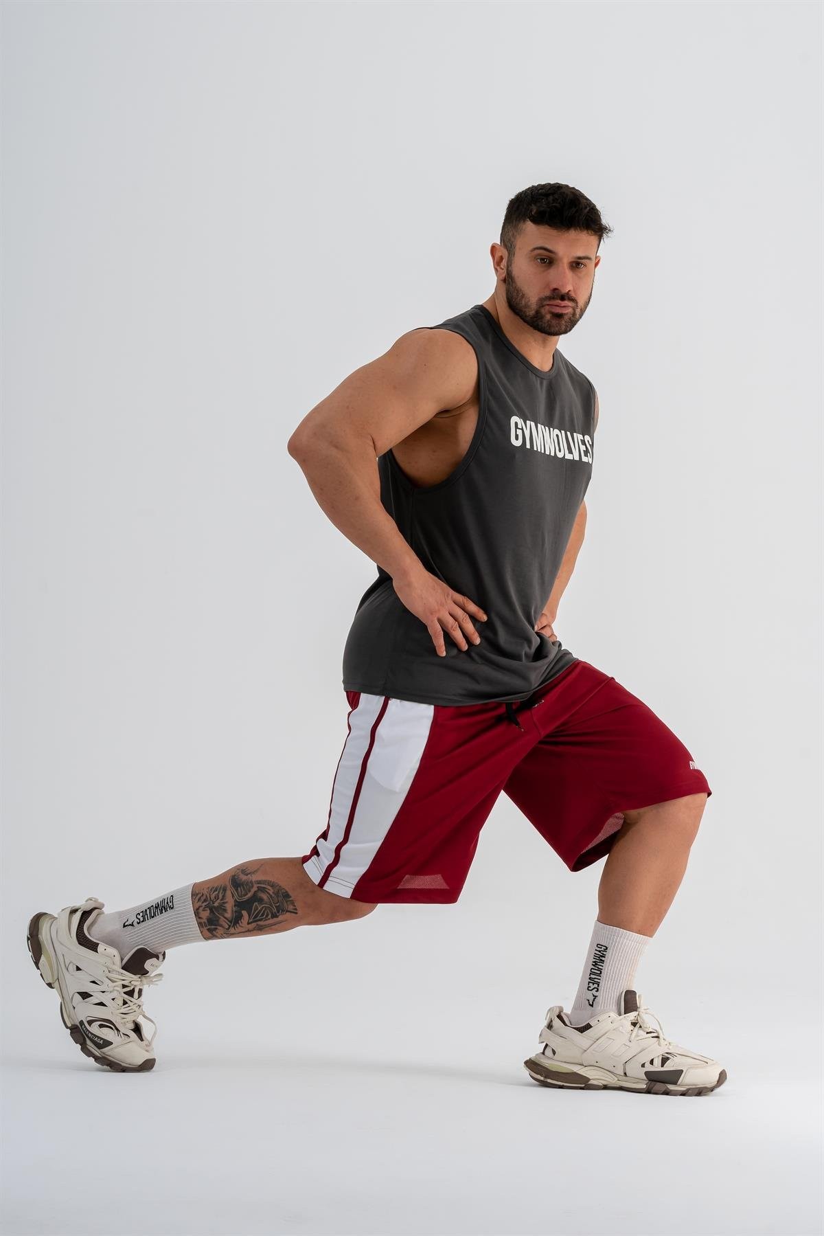 Gymwolves Erkek Basketbol Şort | Siyah | Spor Şort |