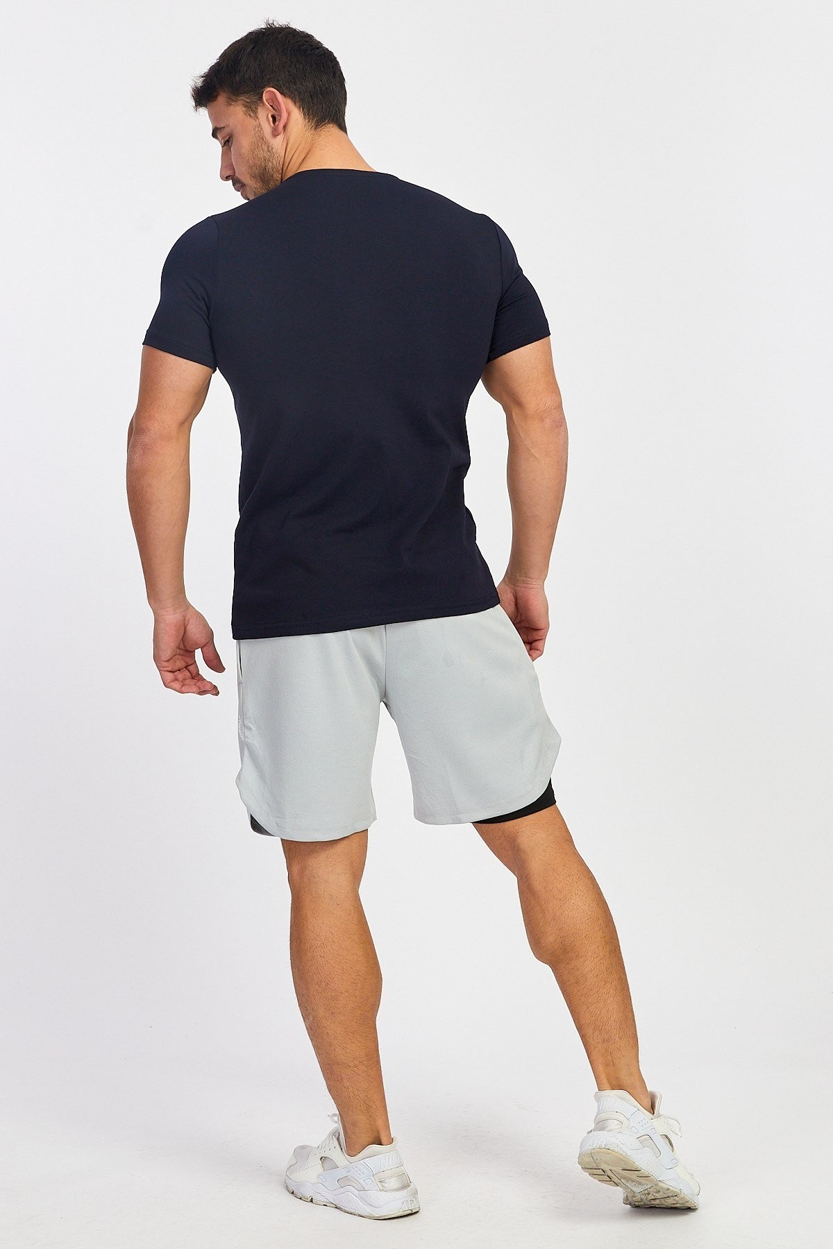 Gymwolves Spor Erkek T-Shirt | Lacivert | Erkek T-shirt | Workout Tanktop |