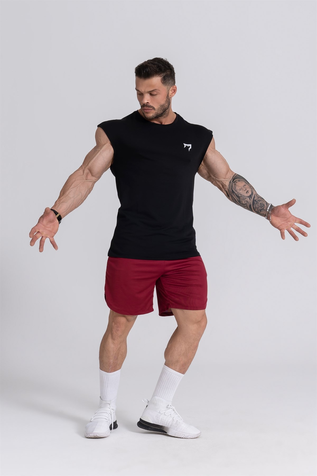 Gymwolves Spor Erkek T-Shirt | Tactical  Kol Kesim | Workout T-Shirt |