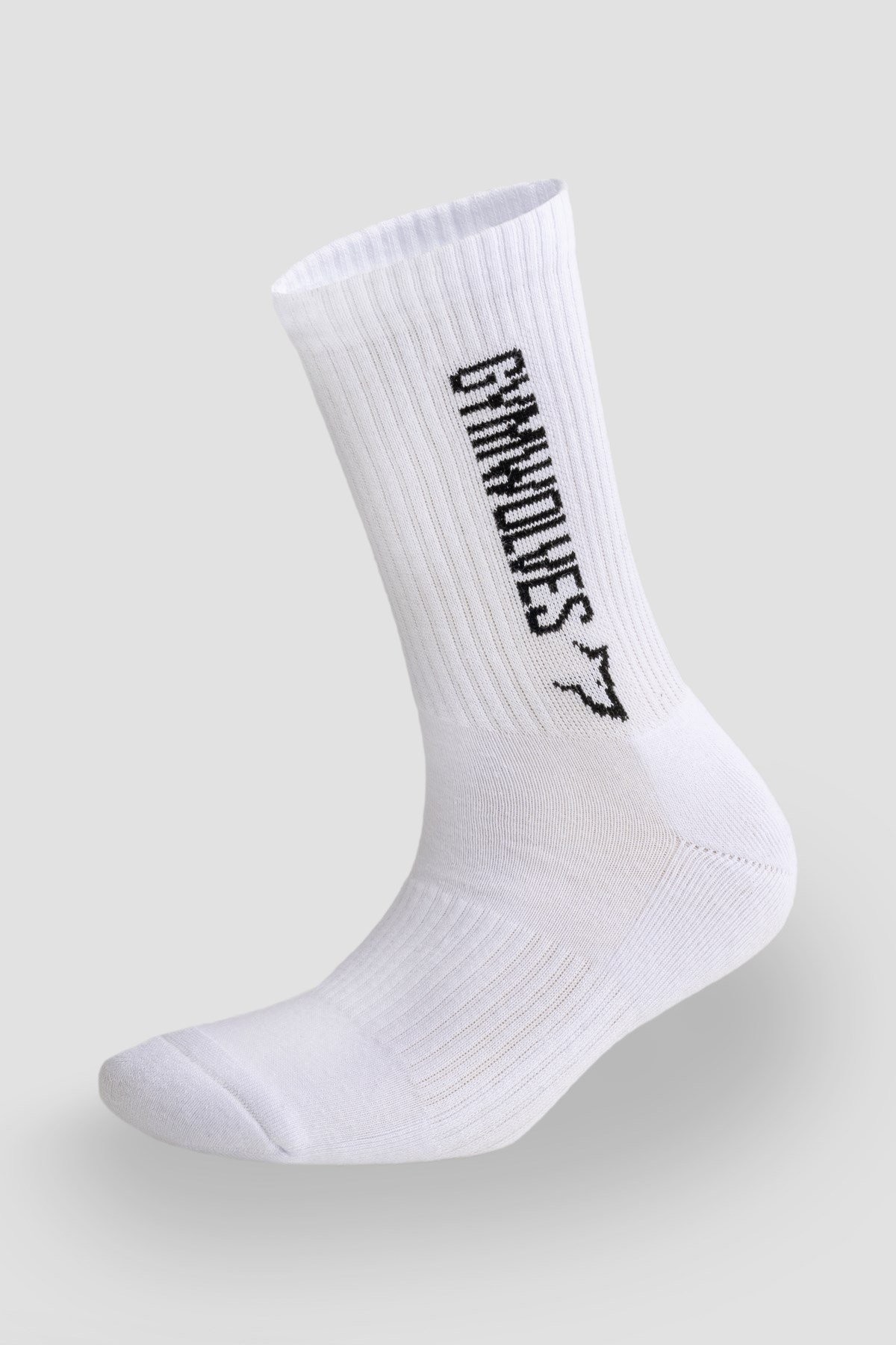 Gymwolves Atlatik Spor Çorap | 3 Lü Paket | Beyaz | Unisex Çorap | Sock |