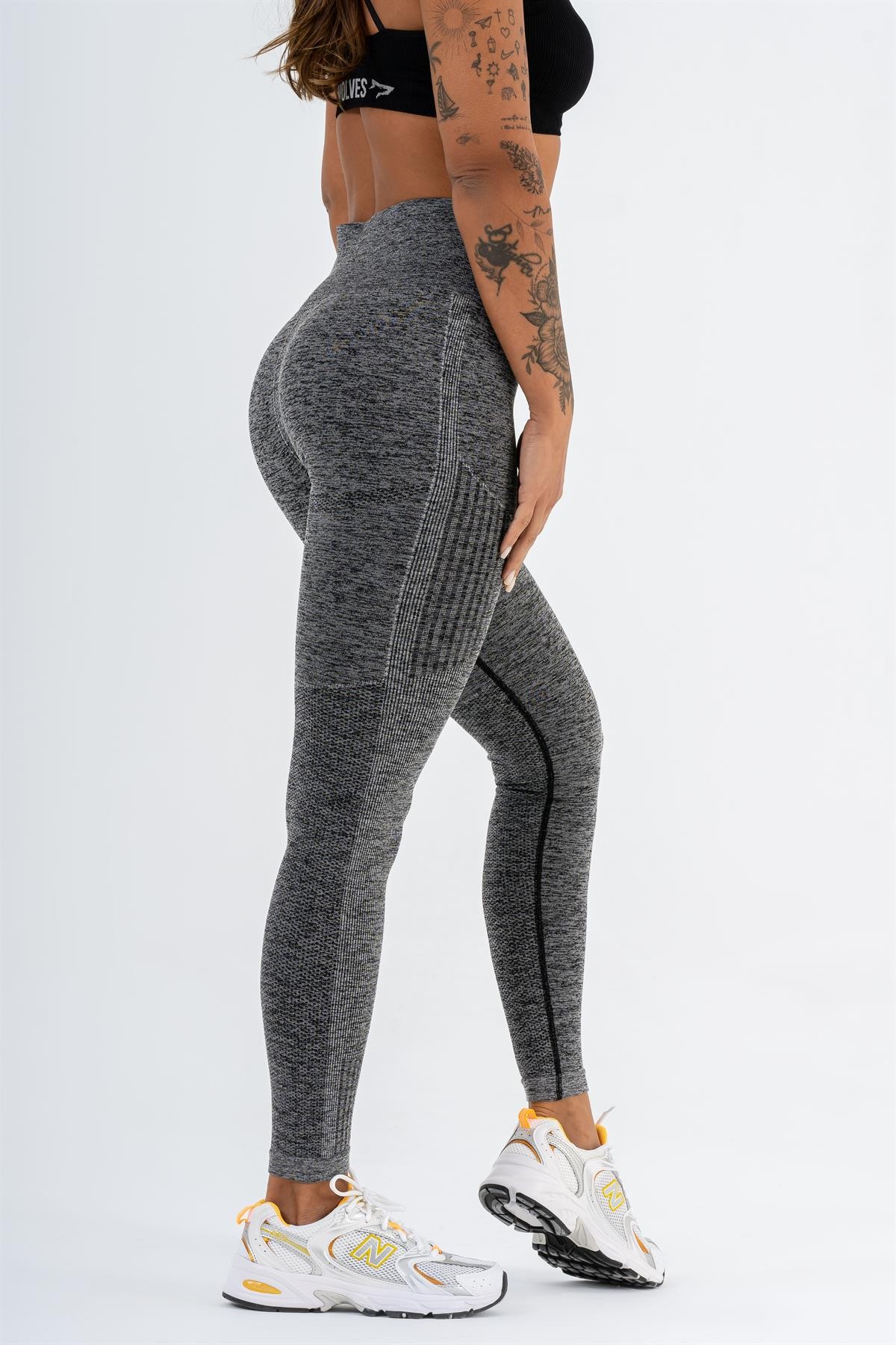 Gymwolves Dikişsiz Spor Tayt | Seamles Leggings | Enerji Serisi |