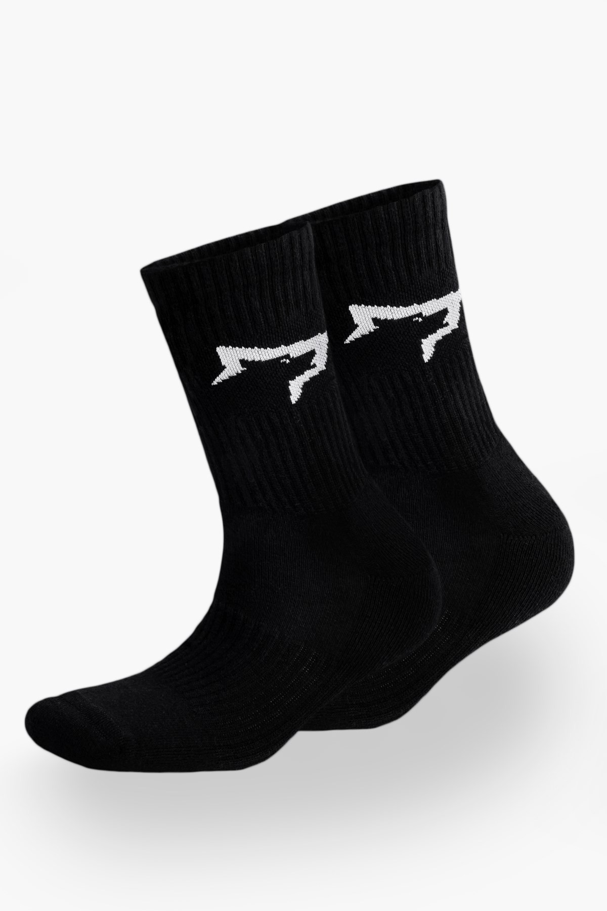 Gymwolves Atlatik Spor Çorap | 3 Lü Paket | Siyah | Unisex Çorap | Sock |