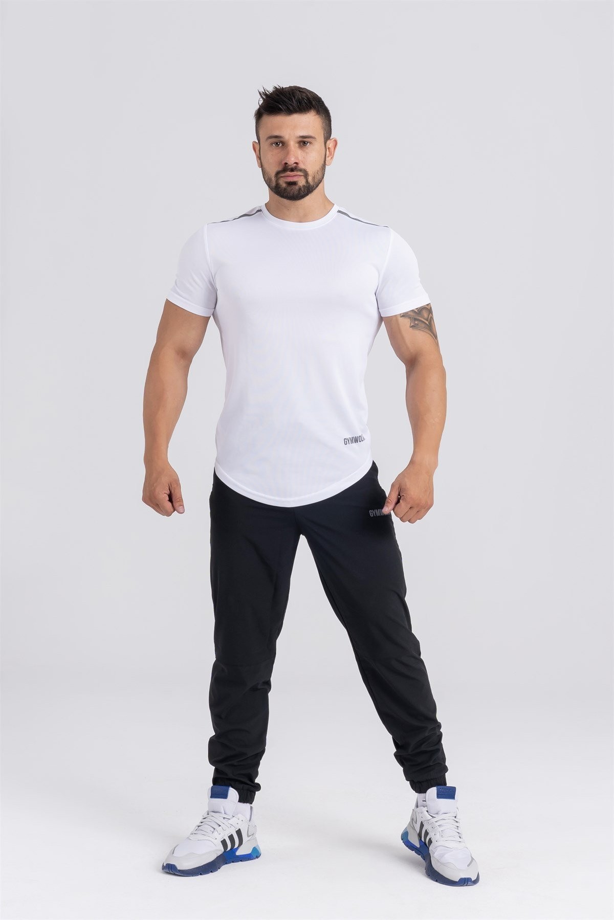 Gymwolves Erkek Spor Eşofmanı | Siyah | Workout Pants | Energy Serisi