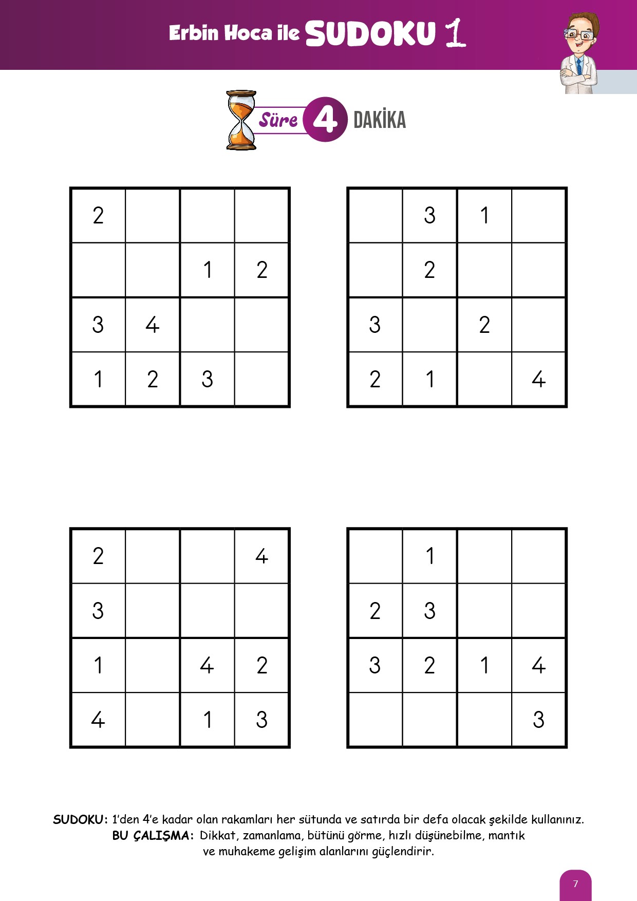 Erbin Hoca ile Sudoku 1