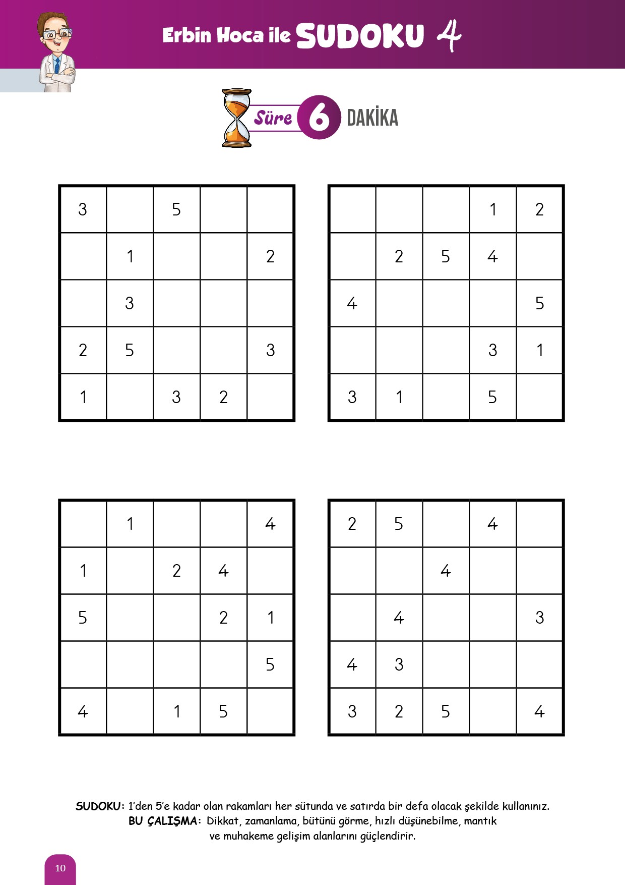 Erbin Hoca ile Sudoku 4