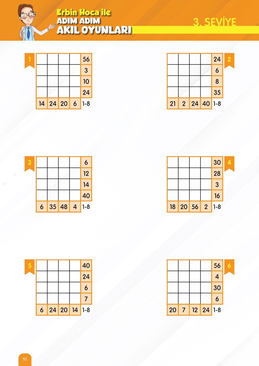 Erbin Hoca ile Adım Adım Akıl Oyunları 3