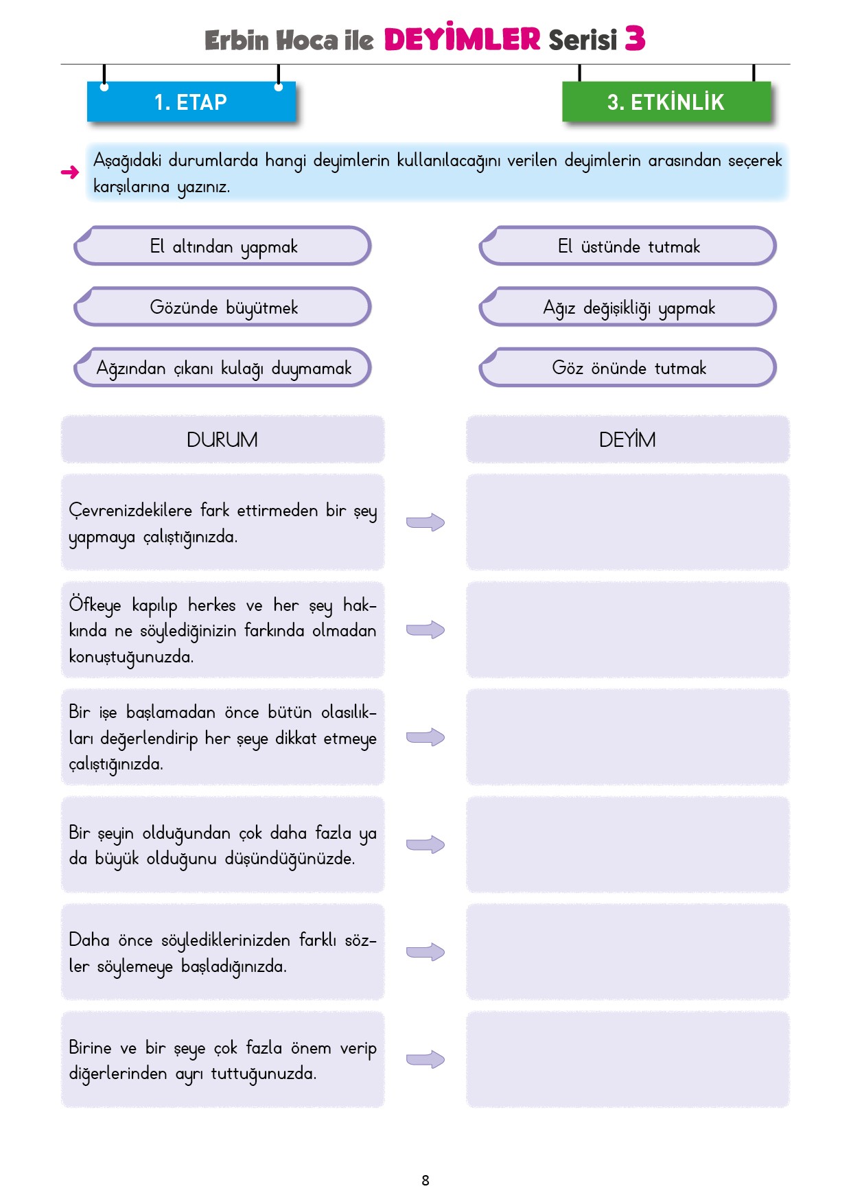 Erbin Hoca ile Deyimler 3