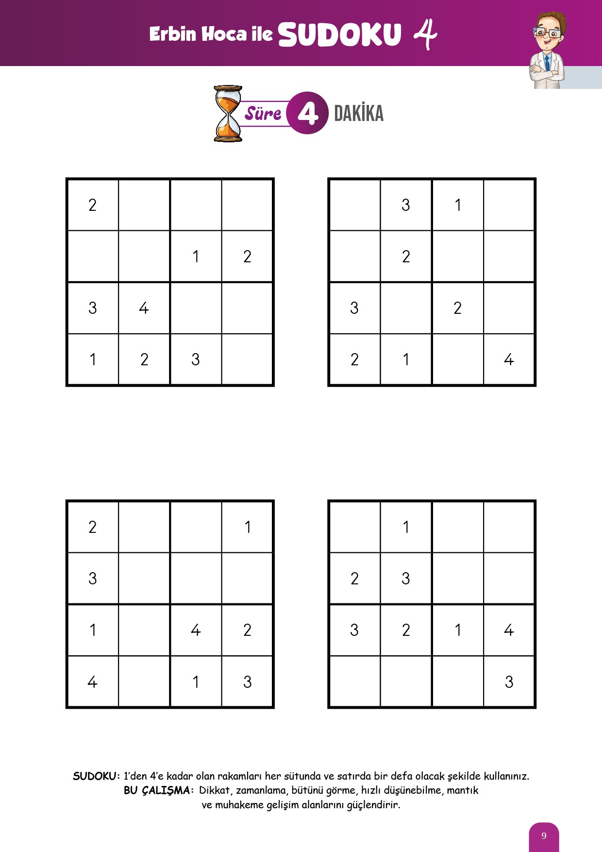Erbin Hoca ile Sudoku 4