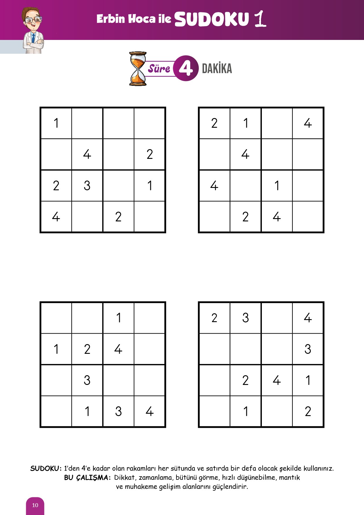 Erbin Hoca ile Sudoku 1
