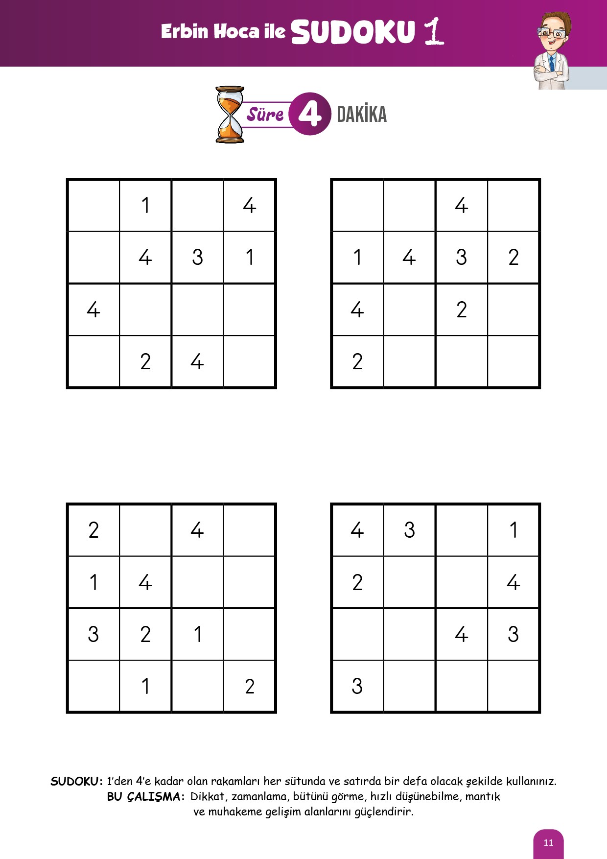 Erbin Hoca ile Sudoku 1