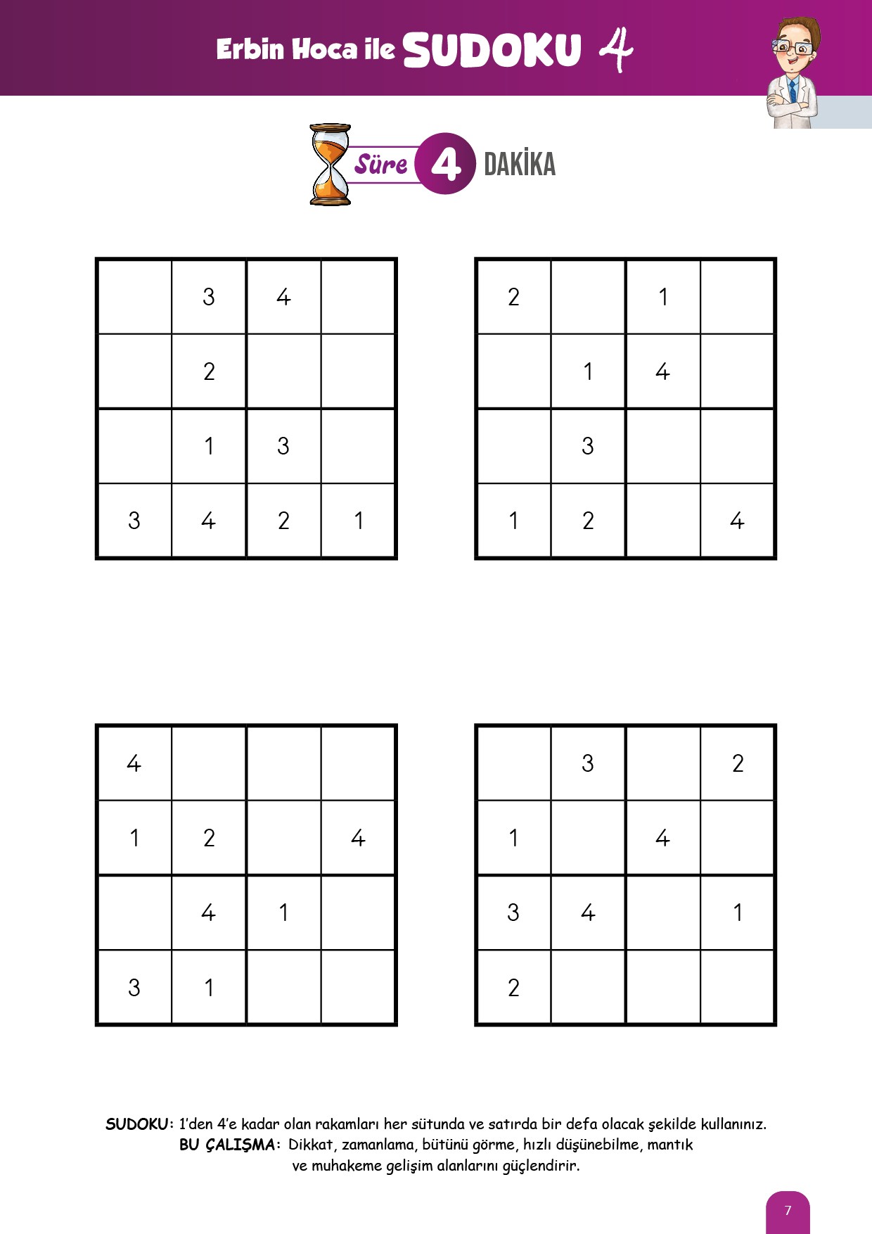 Erbin Hoca ile Sudoku 4