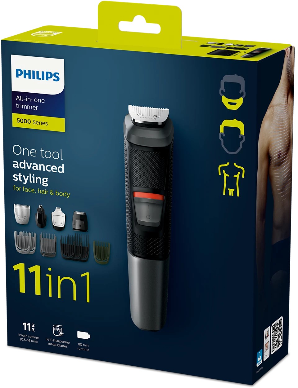 Philips Multigroom 5000 Serisi MG5730/15 11'i 1 Arada Erkek Bakım Seti