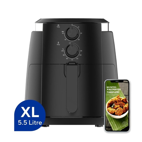 Kumtel Fastfryer XL HAF-01 Airfryer 5.5 lt Yağsız Fritöz