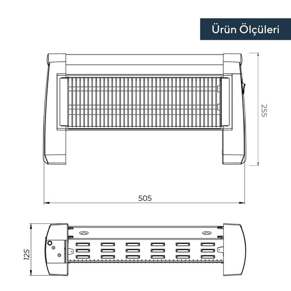 KUMTEL Elektrikli Isıtıcı Lx-2819