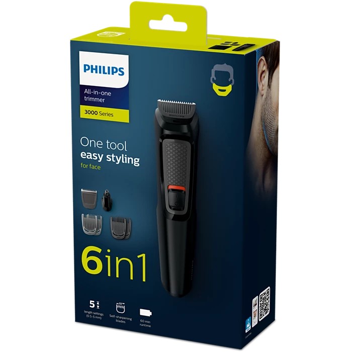 Philips Multigroom 3000 Serisi MG3710/15 6'sı 1 Arada Erkek Bakım Seti