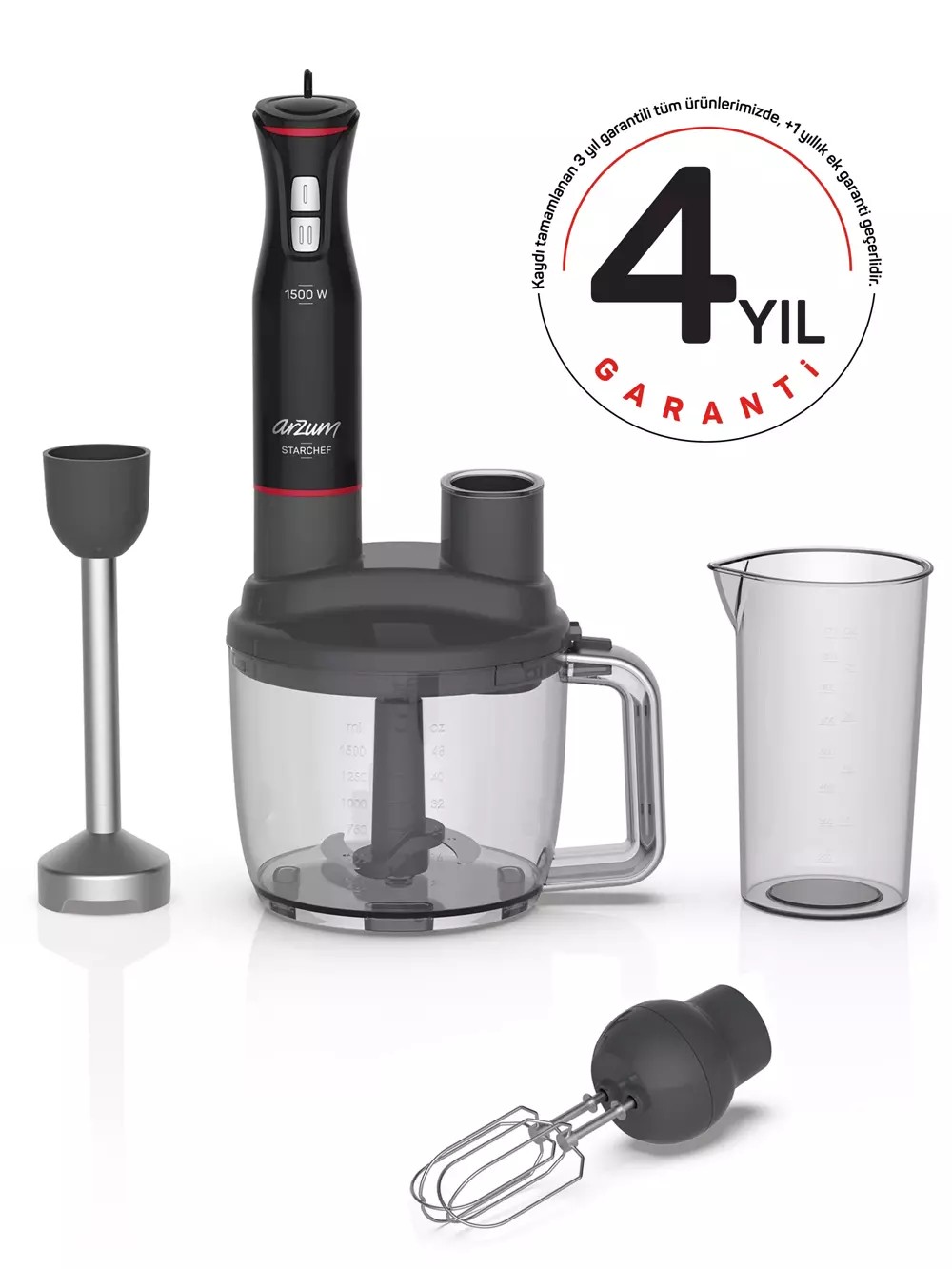 Arzum AR1137 Starchef Multi 1500 W Blender Seti