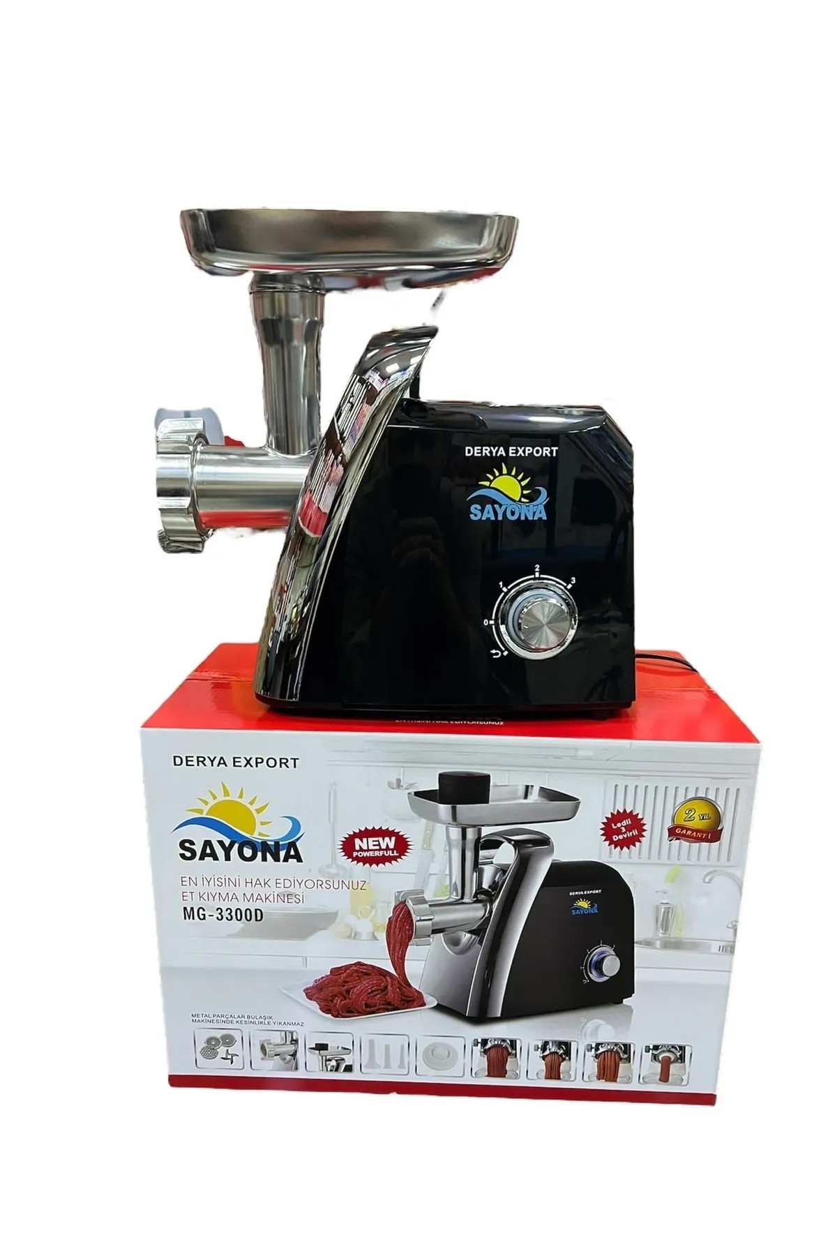 Sayona MG-3300D 1500 W Et Kıyma Makinesi