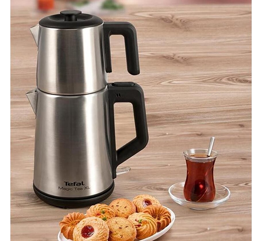 Tefal Magic Tea XL 1650 W Çelik Inox Çay Makinesi