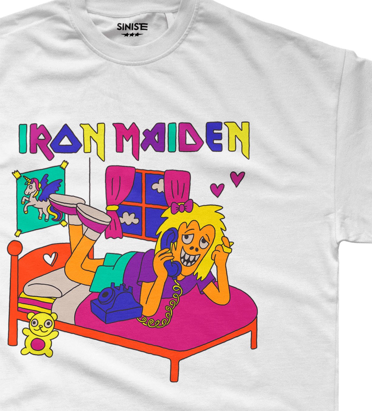 Iron Maiden Oversize Tişört