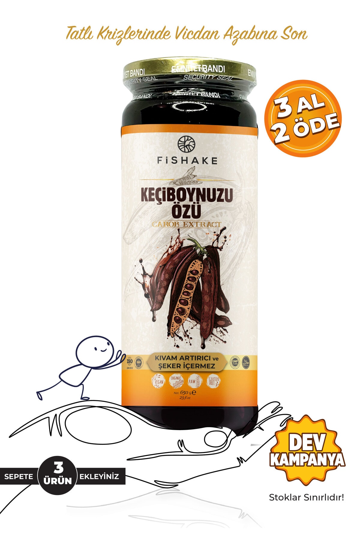 Keçiboynuzu Özü 650 gr