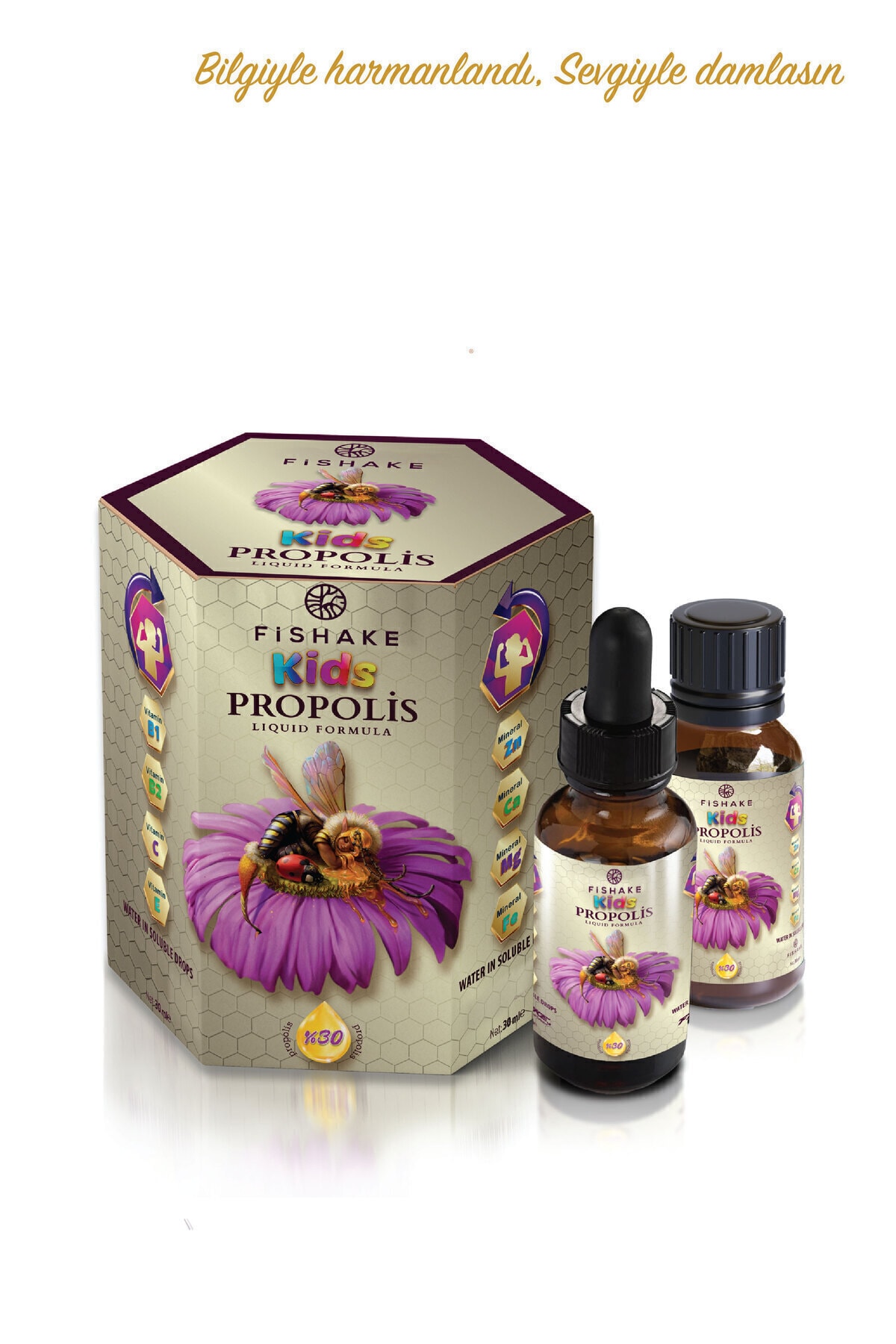 Kids Çocuklara Özel Propolis Suda Çözünebilir Damla 30 ml