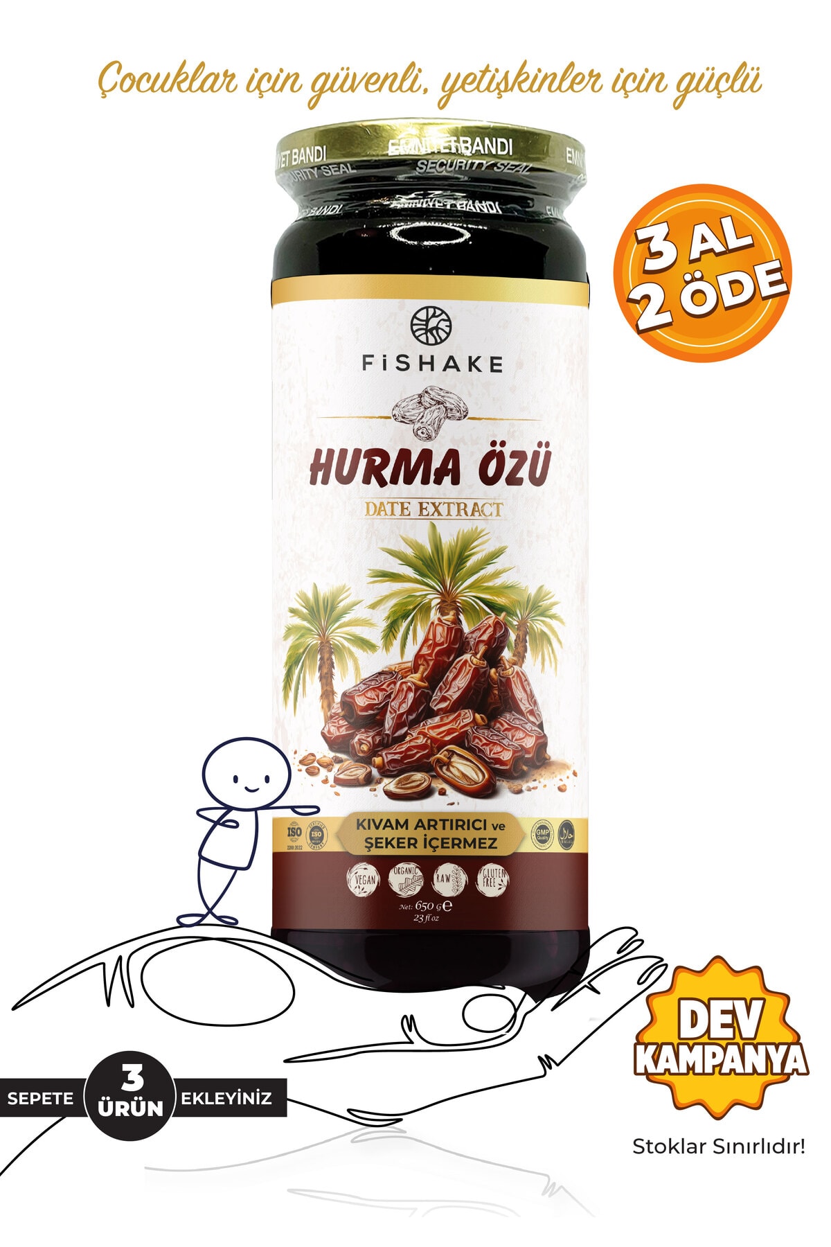 Hurma Özü 650 gr ( %100 Doğal )