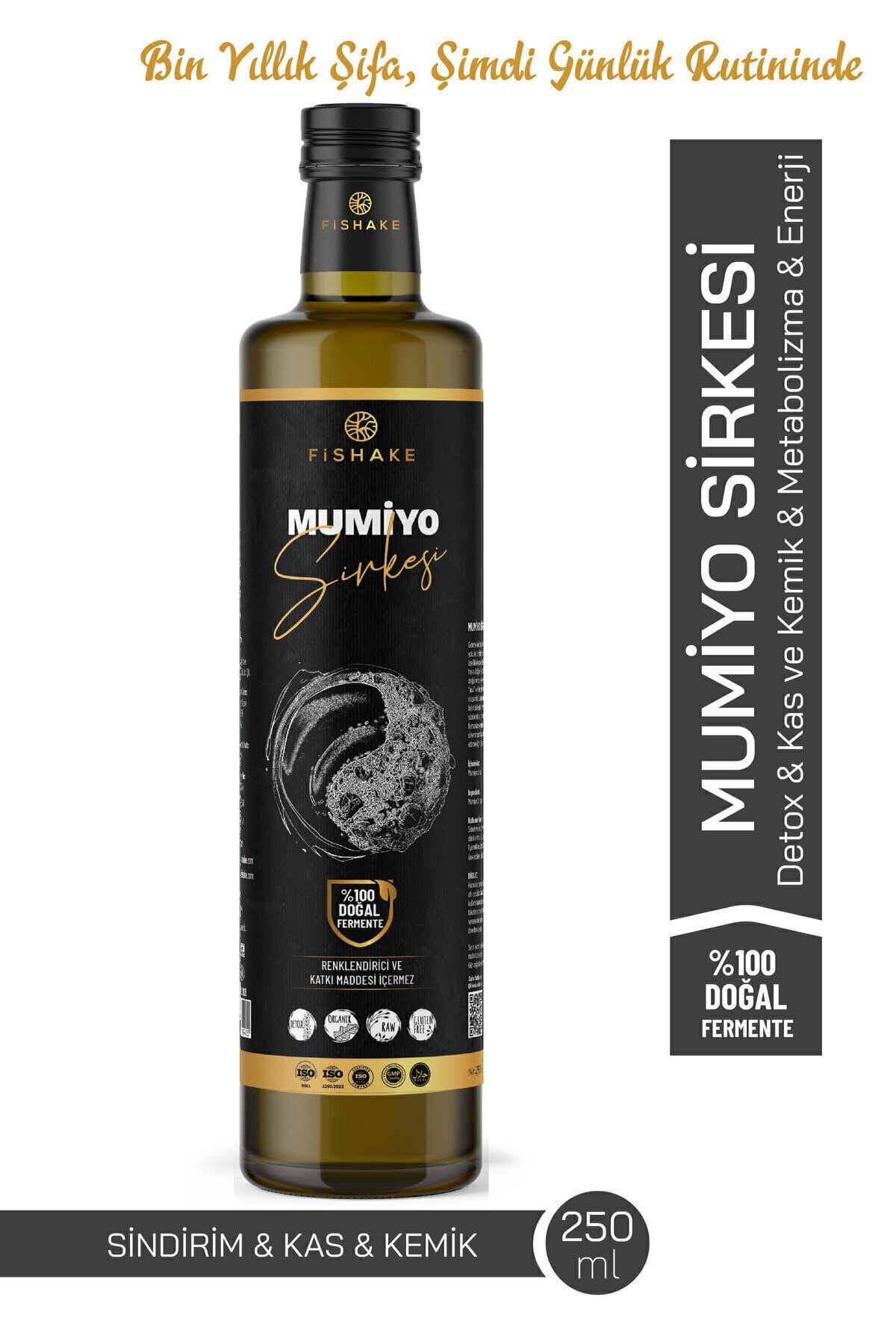 Mumiyo Sirkesi ( %100 Doğal Fermente )