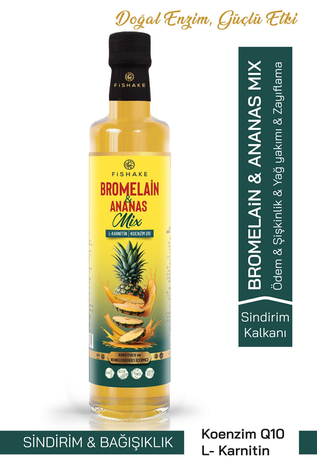 Bromelain & Ananas Içeren Detox Mix Şurubu