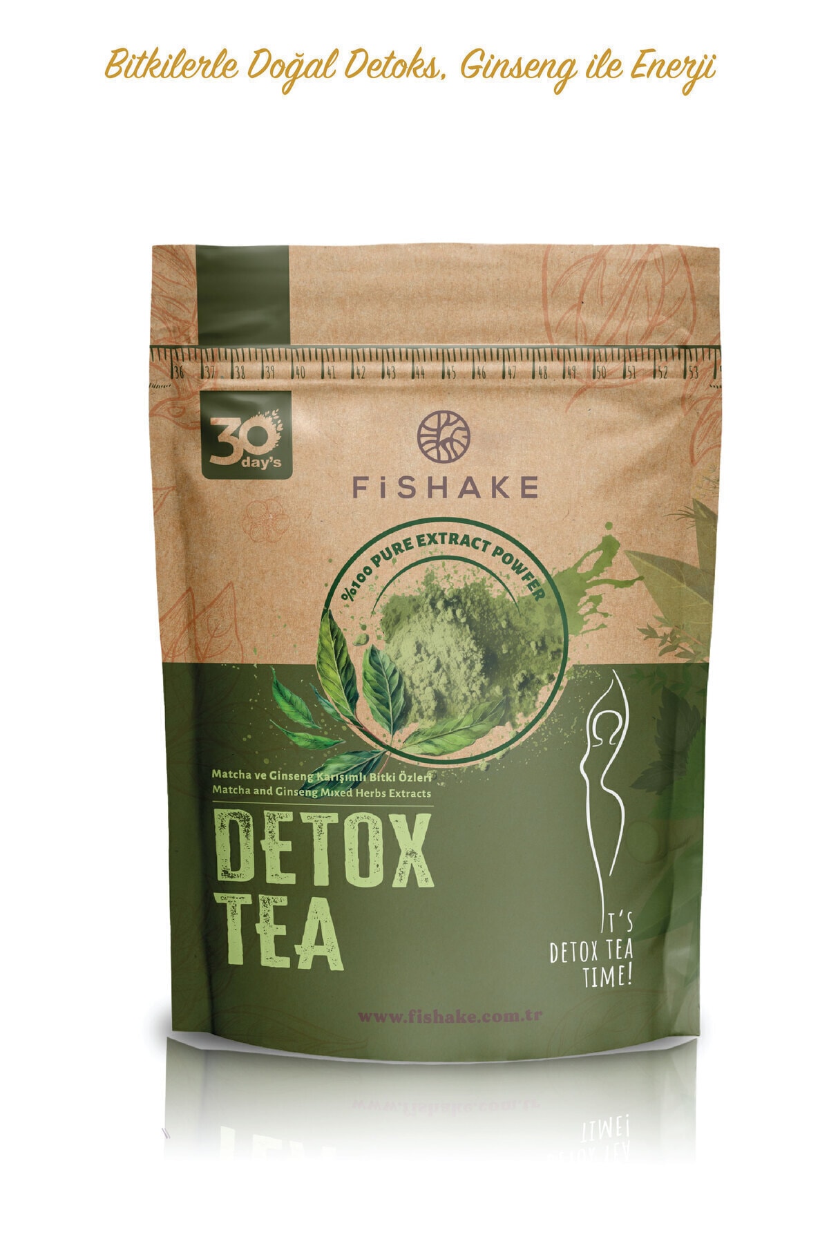 Matcha Ve Ginseng Karışımlı Detox Tea Detoks Çay (30 GÜN)