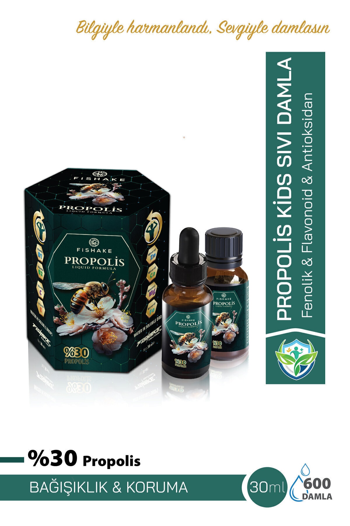 Propolis Suda Çözünebilir Özel Formül Damla 30 ml
