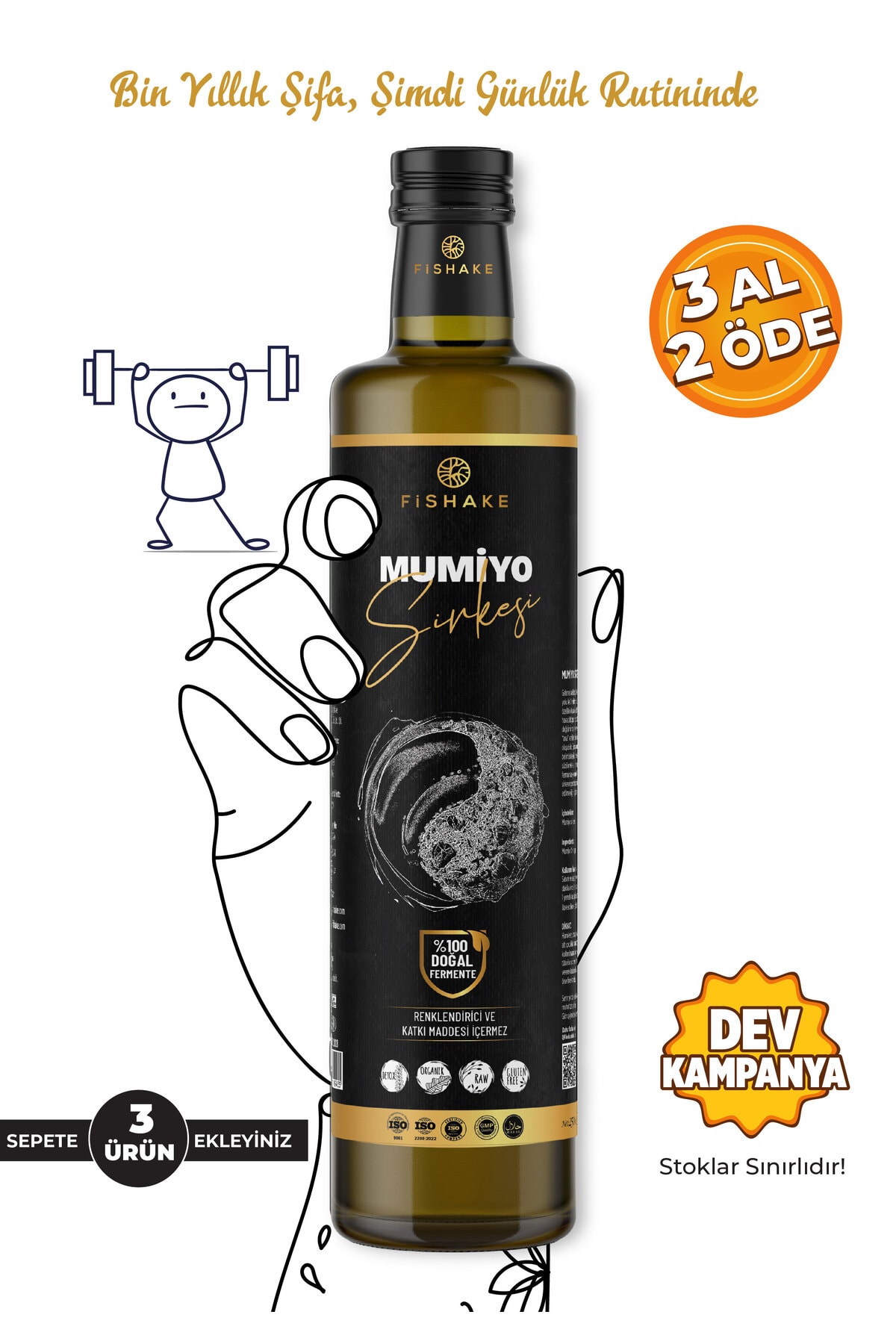 Mumiyo Sirkesi ( %100 Doğal Fermente )