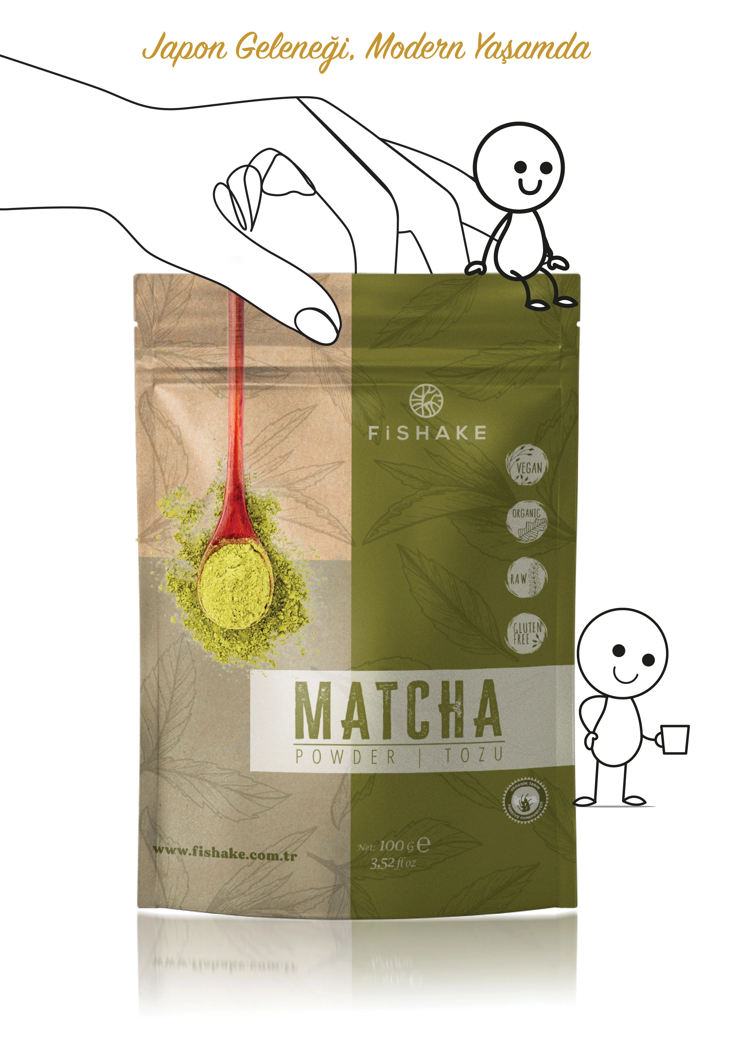 Organik Saf Matcha / Macha 100 gr