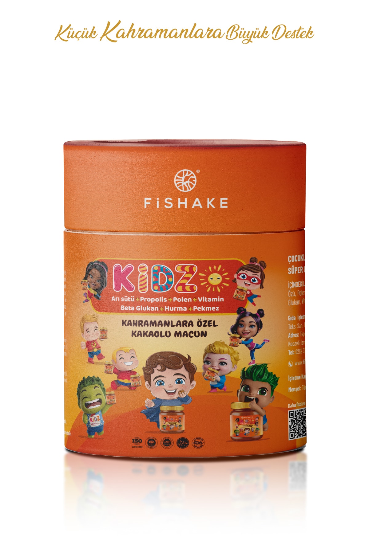 Kids Kakaolu Çocuk Macunu- Arı Sütü, Propolis, Hurma, Pekmez, Vitamin Takviyeli - Iştah Açıcı