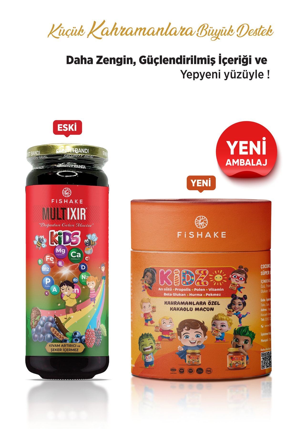 Kids Kakaolu Çocuk Macunu- Arı Sütü, Propolis, Hurma, Pekmez, Vitamin Takviyeli - Iştah Açıcı