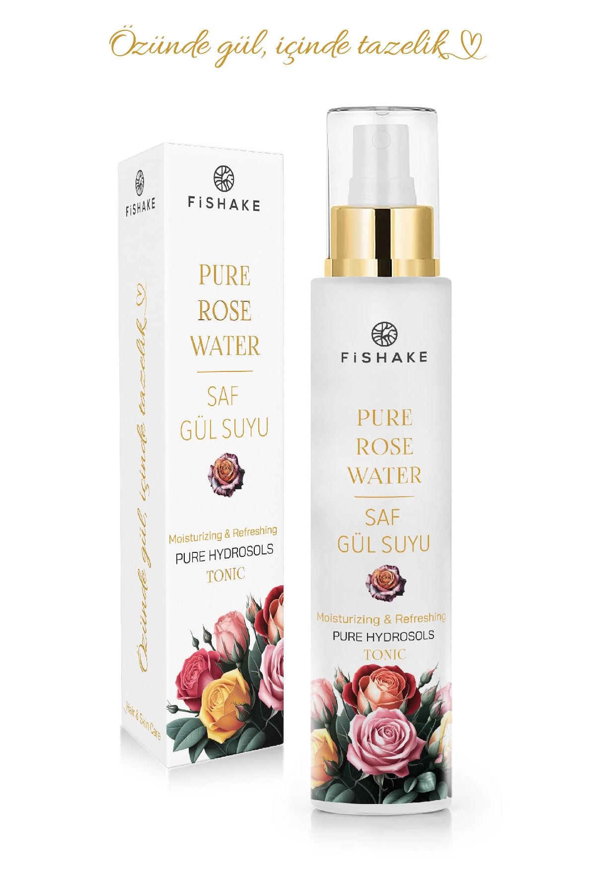 Gül Mayası %100 Saf ve Doğal Gül Suyu Gözenek Sıkılaştırıcı Aydınlatıcı ve Arındırıcı Tonik 100 Ml
