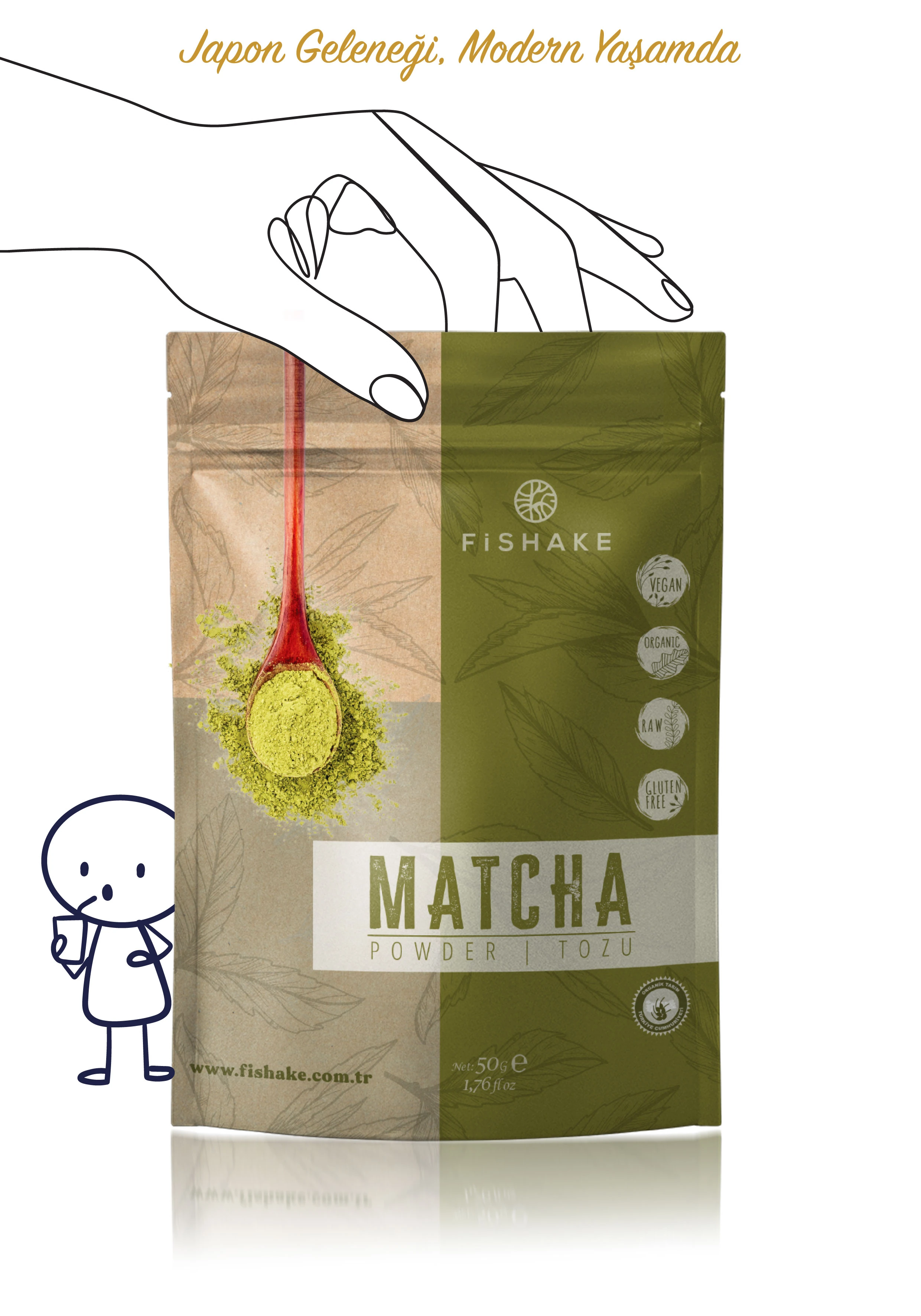 Organik Saf Matcha / Macha 50 gr