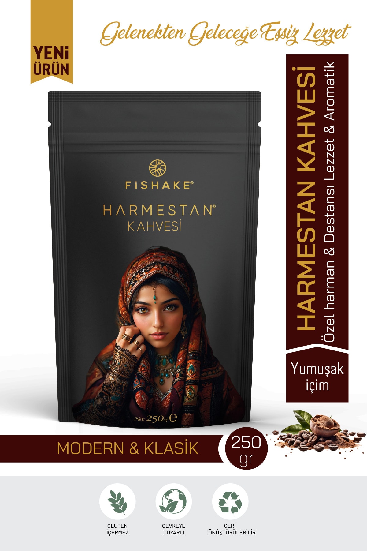 Harmestan Kahvesi Dibek , Menengiç, Osmanlı Ve Çikolata Valsi Eşsiz Özel Harman 250 gr